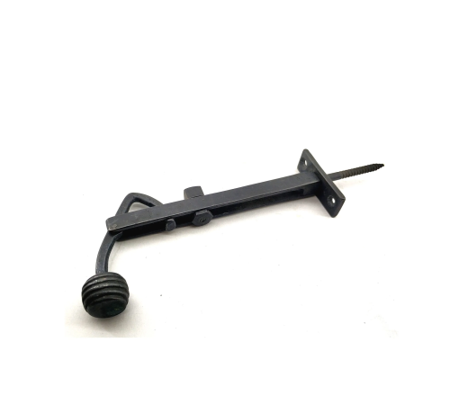 Antika Tarz Dekoratif Pirinç Ayarlı Panjur Stoperi - 150x55 Mm, Oksit