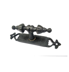 Antika Tarz Dekoratif Pirinç Burma Pencere Kolu - 152x32 Mm, Oksit