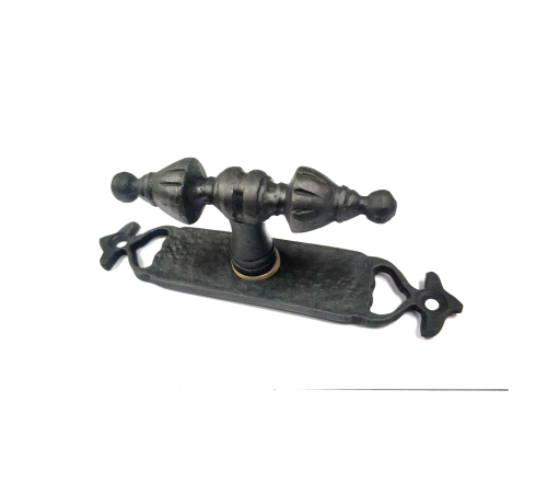 Antika Tarz Dekoratif Pirinç Burma Pencere Kolu - 152x32 Mm, Oksit