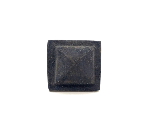 Antika Tarz Dekoratif Pirinç Flanşlı Piramit Kabara - 29 Mm, Oksit Antika Tarz Dekoratif Pirinç Flanşlı Piramit Kabara - 29 Mm, Oksit