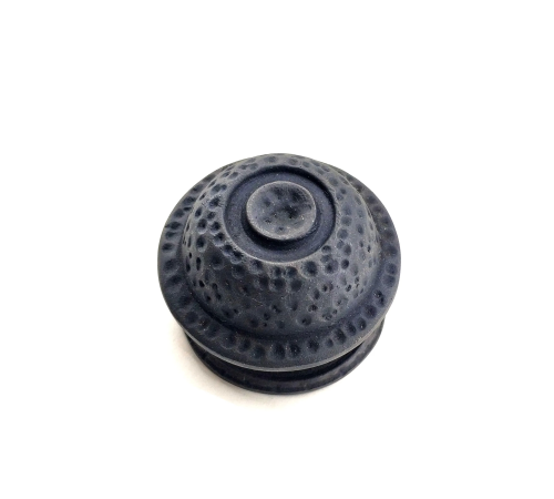 Antika Tarz Dekoratif Pirinç Gözlü Kapı Tokmağı - 78mm Çap, Oksit