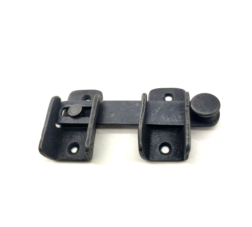 Antika Tarz Dekoratif Pirinç Kapı Mandalı - 57x115 Mm, Oksit