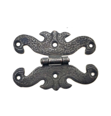 Antika Tarz Dekoratif Pirinç Kelebek Menteşe - 63x45 Mm, Oksit