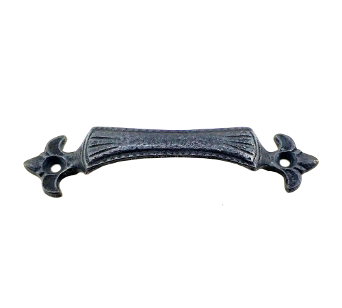 Antika Tarz Dekoratif Pirinç Lale Mobilya Kulbu - 27x115 Mm, Oksit Antika Tarz Dekoratif Pirinç Lale Mobilya Kulbu - 27x115 Mm, Oksit