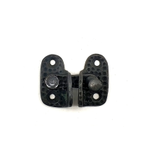 Antika Tarz Dekoratif Pirinç Mini Kapak Mandalı - 40x45 Mm, Oksit