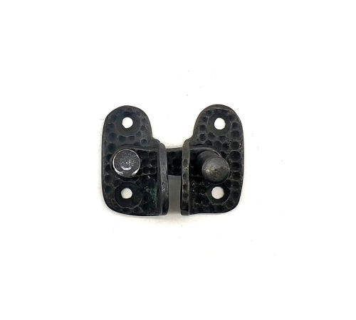 Antika Tarz Dekoratif Pirinç Mini Kapak Mandalı - 40x45 Mm, Oksit Antika Tarz Dekoratif Pirinç Mini Kapak Mandalı - 40x45 Mm, Oksit