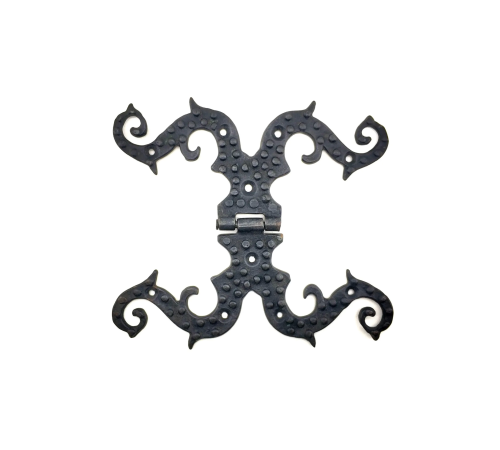 Antika Tarz Dekoratif Pirinç Süslü Menteşe - 190x170 Mm, Oksit Antika Tarz Dekoratif Pirinç Süslü Menteşe - 190x170 Mm, Oksit