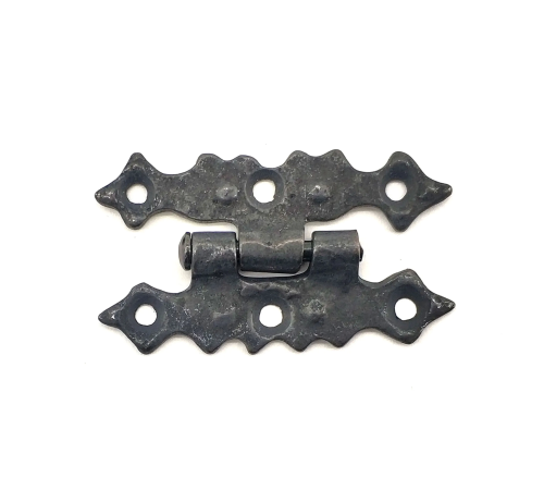 Antika Tarz Dekoratif Pirinç Yıldız Menteşe - 63x36 Mm, Oksit Antika Tarz Dekoratif Pirinç Yıldız Menteşe - 63x36 Mm, Oksit