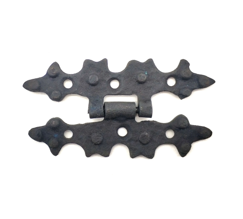 Antika Tarz Dekoratif Pirinç Yıldız Menteşe - 84x44 Mm, Oksit Antika Tarz Dekoratif Pirinç Yıldız Menteşe - 84x44 Mm, Oksit