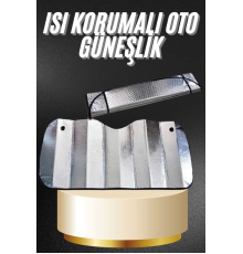 Araba Ön Cam Güneşliği Katlanabilir Oto Güneşlik Tüm Araç Modellerine Uygun
