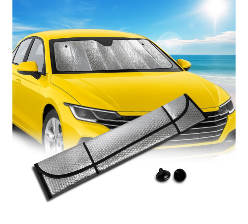 Araç Ön Cam Güneş Koruma Isı Önleyici Katlanabilir Model Fiat Egea Honda Civic Ford Focus Dacia Duster