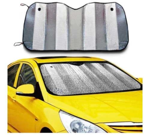 Araç Ön Cam Güneşlik UV ve Isı Koruma Katlanabilir Toyota Corolla Skoda Superb Dacia Duster Ford Focus