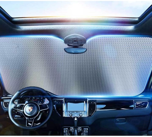 Araç Ön Cam Güneşlik UV ve Isı Koruma Katlanabilir Toyota Corolla Skoda Superb Dacia Duster Ford Focus