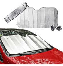 Araç Ön Cam Katlanabilir Güneşlik Isı Yansıma Önleyici Dacia Duster Honda Civic Ford Focus Skoda Superb
