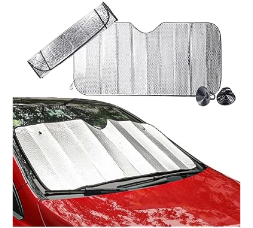 Araç Ön Cam Katlanabilir Güneşlik Isı Yansıma Önleyici Dacia Duster Honda Civic Ford Focus Skoda Superb