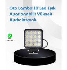 Araç Dışı Aydınlatma İçin LED Far | Zorlu Koşullara Dayanıklı, Çok Amaçlı