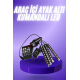 Araç İçi Ayak Altı 12'li Şerit Led Işık Uzaktan Kumandalı RGB Işıklı Ses ve Müziğe Duyarlı