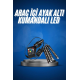 Araç İçi Ayak Altı Led 12 Led Işık Sese Müziğe Duyarlı RGB Işıklı Aydınlatma Seti
