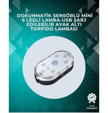 Araç İçi Dekorasyon İçin Manyetik ve Yapışkanlı LED Ambiyans Lambası