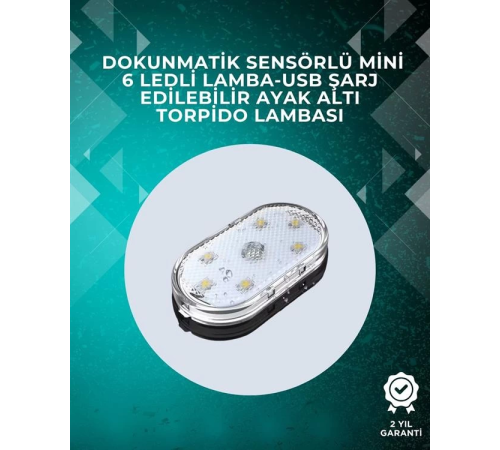 Araç İçi Dekorasyon İçin Manyetik ve Yapışkanlı LED Ambiyans Lambası