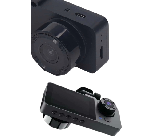 Araç İçi Dikiz Kamerası Sürüş Kaydedici 3 Lensli DVR Kamera