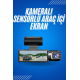 Araç İçi Full Hd Kamera Ön ve Arka Kameralı Ekranlı Araç Kamerası