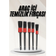 Araç İçi Led Aksesuar 5 Farklı Detaylı Araba Temizlik Fırçası Oto Temizleme Fırçası