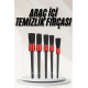 Araç İçi Led Aksesuar 5 Farklı Detaylı Araba Temizlik Fırçası Oto Temizleme Fırçası
