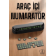 Araç İçi Numaratör Numaralık Torpido Üstü Açılır Kapanır Telefon Numarası Bırakma