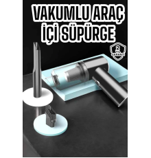 Araç İçi Süpürge Vakumlu Şarjlı Süpürge Filtreli