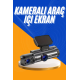 Araç Kamerası Black Box Çift Kameralı Ekranlı Full HD Sürüş Kamerası