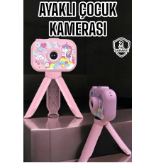 Ayaklı Mini Fotoğraf Makinesi Çocuk Için Eğitici Video Kamera (Kopya)