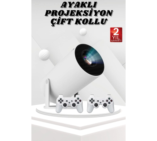Ayaklı Oyun Projeksiyonu Çift Kollu Taşınabilir Sinema Projektörü Ayaklı Oyun Projeksiyonu Çift Kollu Taşınabilir Sinema Projektörü