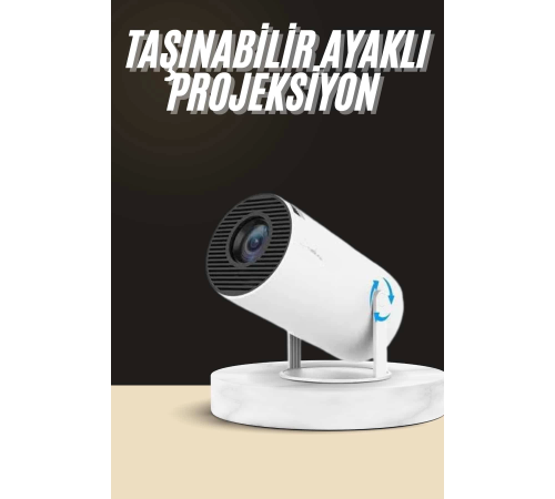 Ayaklı Projeksiyon Taşınabilir Mini Projektör Sinema Projektörü Android Ayaklı Projeksiyon Taşınabilir Mini Projektör Sinema Projektörü Android