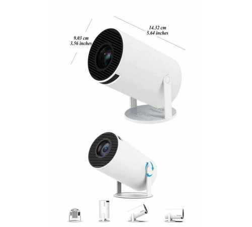 Ayaklı Projeksiyon Taşınabilir Mini Projektör Sinema Projektörü Android Ayaklı Projeksiyon Taşınabilir Mini Projektör Sinema Projektörü Android