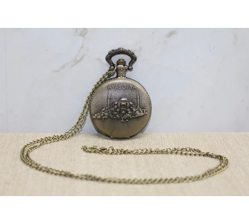 Ayasofya Tasarımı Köstekli Saat Alk4384 Ayasofya Tasarımı Köstekli Saat Alk4384