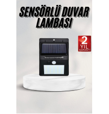 Bahçe Aydınlatması Güneş Enerjili Led Işık Lamba Sensörlü Dekoratif