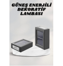 Bahçe Aydınlatması Solar Güneş Enerjili Dekoratik Led Işıklı Lamba