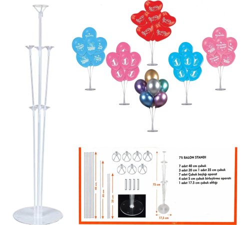 Balon Standı 75 Cm Balon Standı 75 Cm