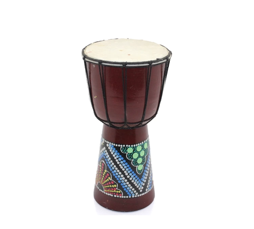 Batikli Ahşap Darbuka 25 Cm 3dıarta-31