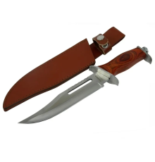 BFS 111 Rambo Bıçağı 32 Cm - Ahşap Metal Saplı, Perçinli