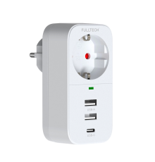 BFS 2.4a Çıkışlı 2xusb 1xtype-c Tekli Priz Ftr-17