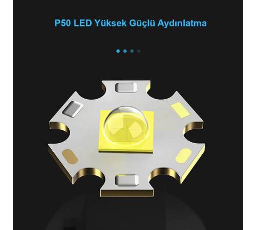 BFS 3000 Lümen  Güçlü El Feneri  Wt-600