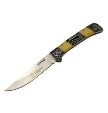 BFS A 3159 C Kamp Çakı 24 Cm - İşlemeli Sedef Saplı, Kemerlikli