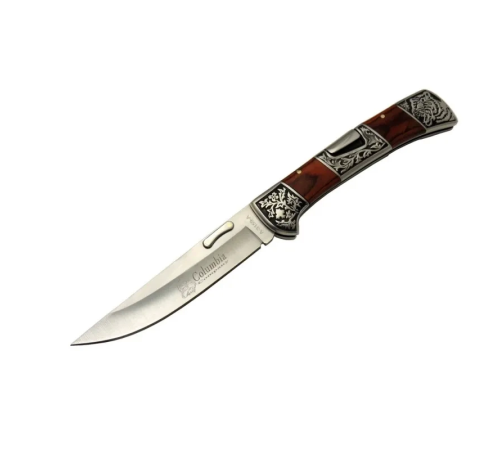 BFS A 3159 A Kamp Çakı 24 Cm - İşlemeli Gül Ağacı Saplı, Kemerlikli BFS A 3159 A Kamp Çakı 24 Cm - İşlemeli Gül Ağacı Saplı, Kemerlikli