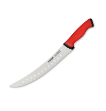 BFS 34622 Duo Kıvrık Nusret Tip Oluklu Et Doğrama, Kesme, Dilimleme, Trimleme Bıçağı 21 Cm - Kaymaz Sap