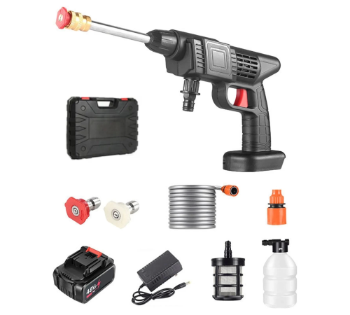 BFS 48v Şarjlı Çift Bataryalı Taşınabilir Basınçlı Oto Yıkama Bahçe Sulama Sı BFS 48v Şarjlı Çift Bataryalı Taşınabilir Basınçlı Oto Yıkama Bahçe Sulama Sı