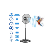 BFS 5 Metal Kanatlı Soğutucu Vantilatör Pervane 3 Kademe Hız Kontrol 18’’inch - 80w