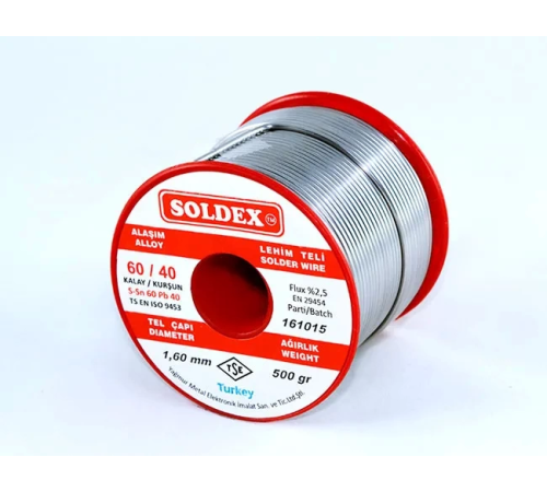 BFS 60-40 Lehim Teli 500 Gr 0.50 Mm - Sn:60 / Pb:40