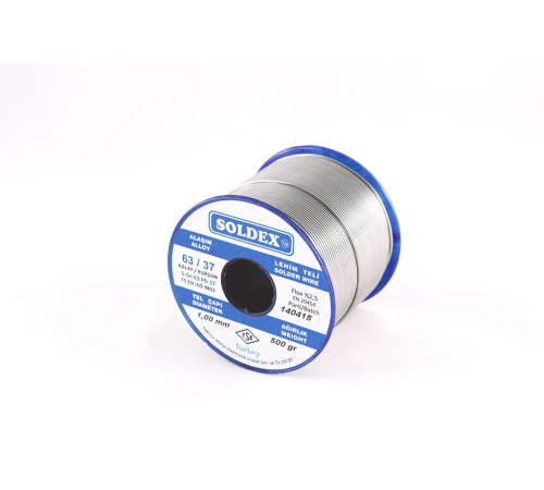 BFS 63-37 Lehim Teli 500 Gr 1 Mm - Sn:63 - Pb:37 BFS 63-37 Lehim Teli 500 Gr 1 Mm - Sn:63 - Pb:37